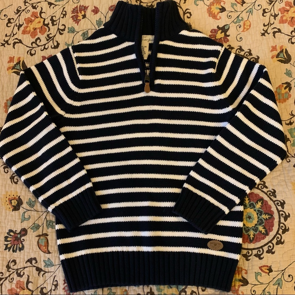 Boys H&M 1/4 zip sweater